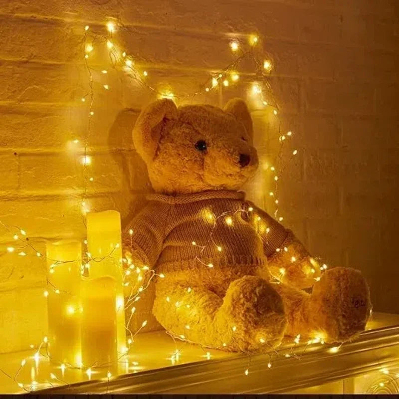 Christmas Decorations 2024 String Light Xmas Tree Hanging Ornament Diy Wreath