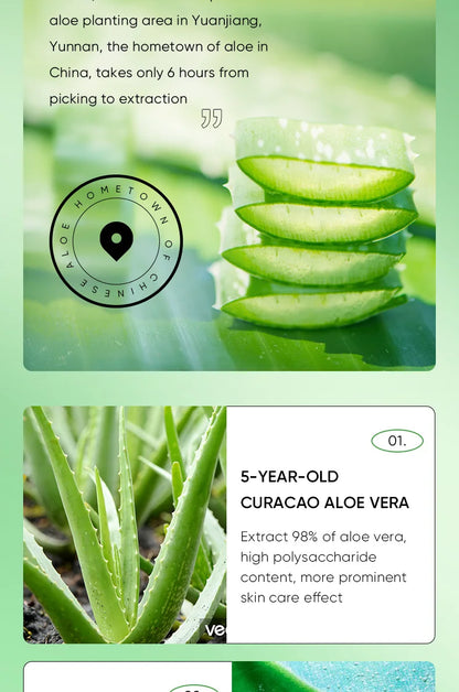 SADOER Aloe Vera Eye Cream For Dark Circles And Puffiness Moisturizing