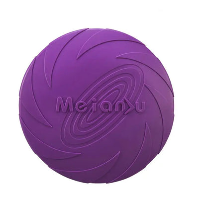 OUZEY Bite Resistant Flying Disc for Dogs Outdoor Interactive Training Toy