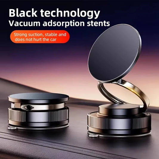 Newest 360 Degree Rotating Magnetic Car Phone Holder With Vacuum Suction Cup