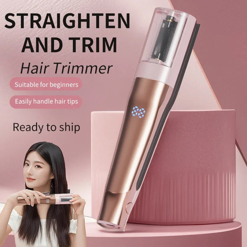 Professional Automatic Hair Ends Trimmer Cordless Split Remover For Women