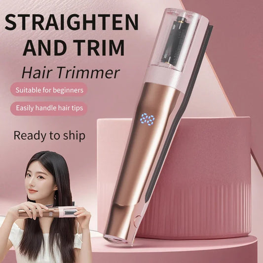 Professional Automatic Hair Ends Trimmer Cordless Split Remover For Women