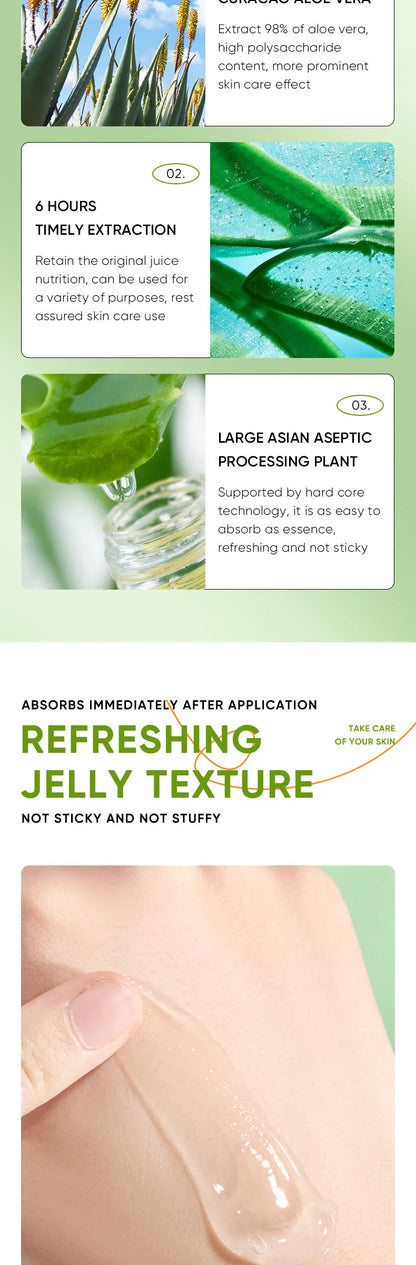 Sadoer Aloe Vera Sleeping Facial Masks 20 Pack Hydrating Moisturizing Anti Aging