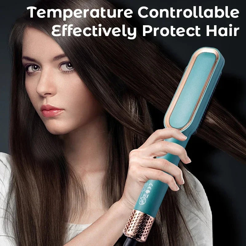 Negative Ion Mini Hair Straightener Hot Comb Anti Scalding No Harm To Hair