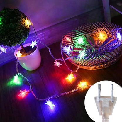 LED String Lights Outdoor Star Chain Lights Fairy Lights Christmas Decor