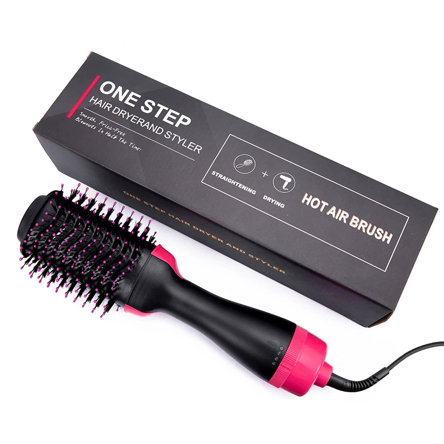 Multi Function Hair Dryer Brush 4 In 1 Styling Tools Styler Volumizer Hot Air Straightener Brush For All Hair