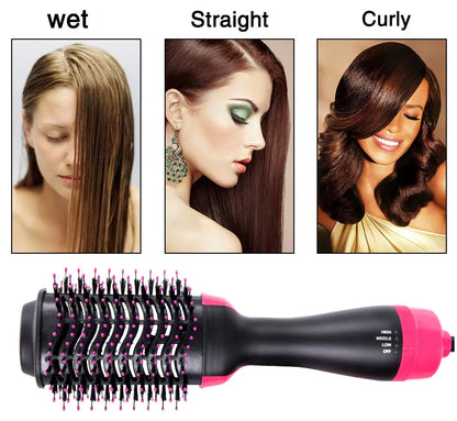 Multi Function Hair Dryer Brush 4 In 1 Styling Tools Styler Volumizer Hot Air Straightener Brush For All Hair