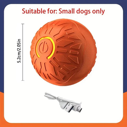 Smart Dog Toy Ball USB Rechargeable Chew Toy For Puppy To Large Dogs