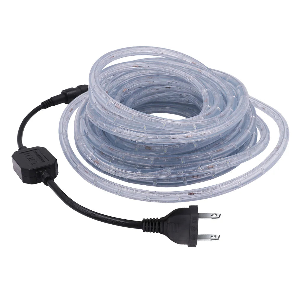 Waterproof Outdoor LED Rope Light 220V 110V Rainbow Tube For Christmas Decor