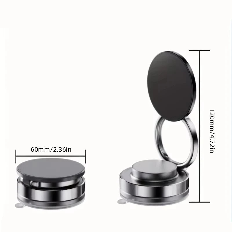 Newest 360 Degree Rotating Magnetic Car Phone Holder With Vacuum Suction Cup