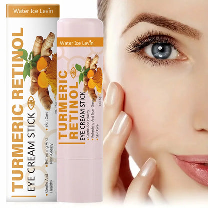 Turmeric Eye Cream Stick Anti Puffiness Dark Circles Brightening Moisturizing