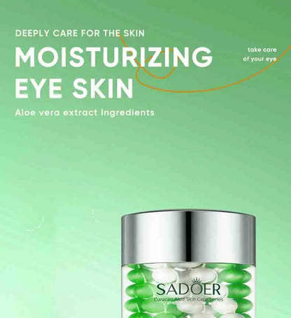SADOER Aloe Vera Eye Cream For Dark Circles And Puffiness Moisturizing