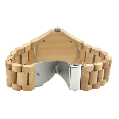 Wooden Watch for Men with Japanese Quartz Movement Design