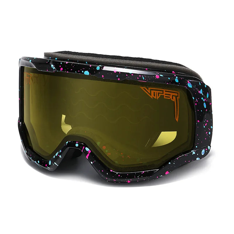 Double-Layer Anti-Fog Ski Goggles