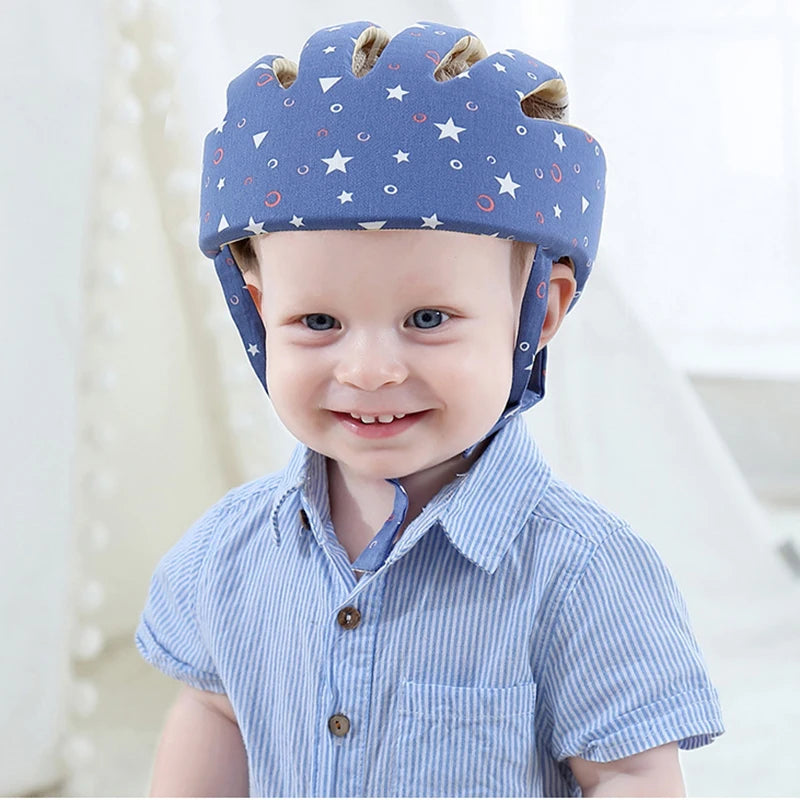 Adjustable Baby Anti Shock Helmet Cap For Newborn To 18 Months Head Protection
