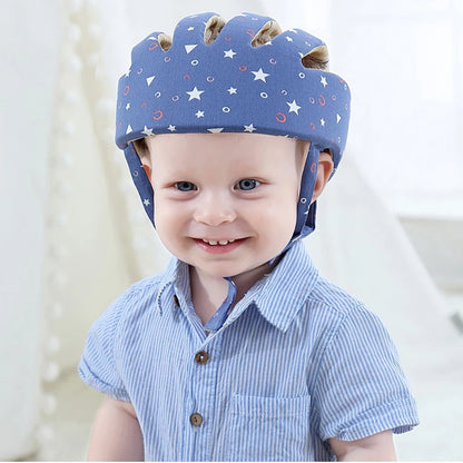 Adjustable Baby Anti Shock Helmet Cap For Newborn To 18 Months Head Protection