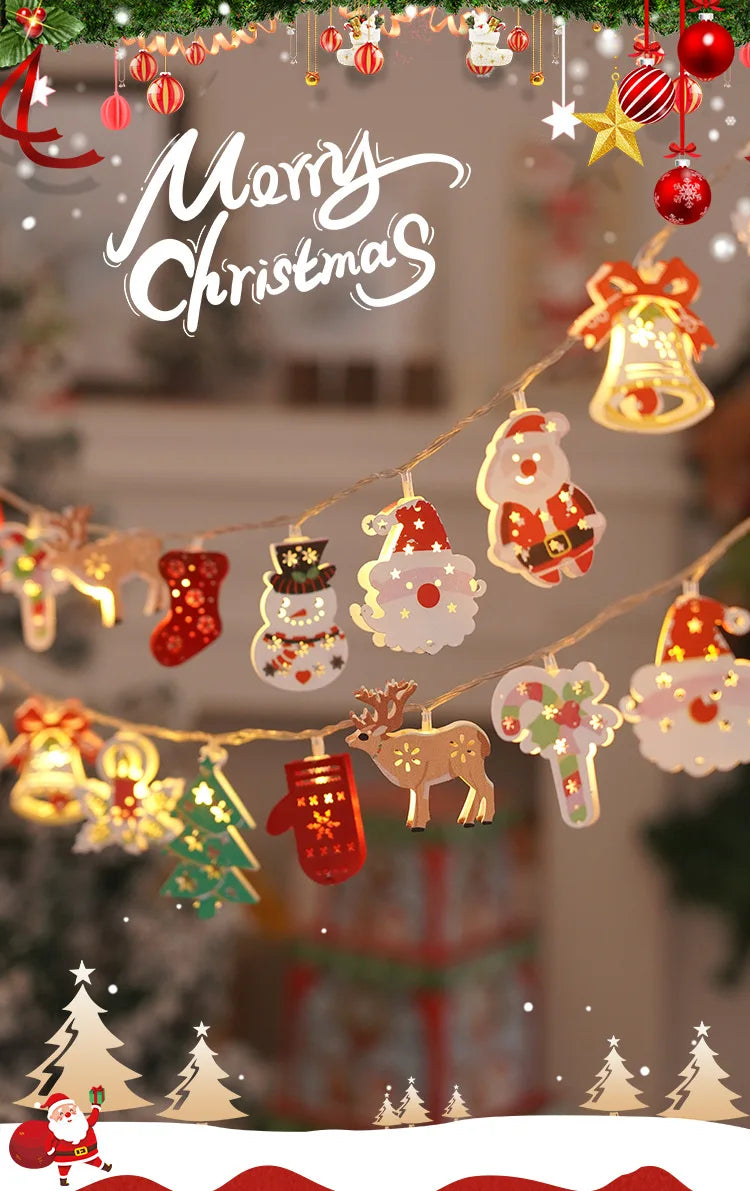 Christmas LED String Lights Fairy Light Garland For Home Decoration