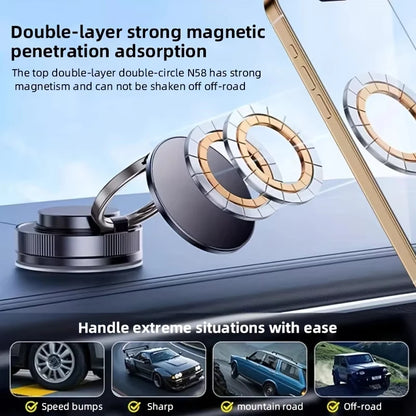 Newest 360 Degree Rotating Magnetic Car Phone Holder With Vacuum Suction Cup