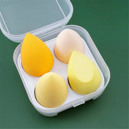 4 Or 8 Pieces Makeup Sponges Blender Beauty Egg Cosmetic Puff Foundation Sponges