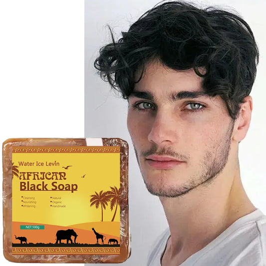 African Black Soap Acne Treatment Deep Cleansing Exfoliating Face Soap