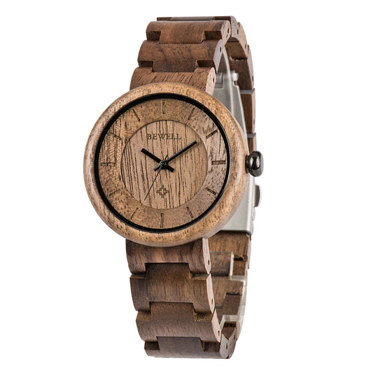 Uwood Series Wooden Watch 38mm Unisex Natural Handmade Band