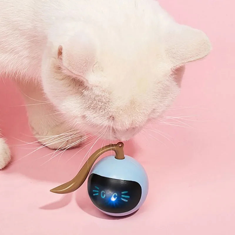 USB Rechargeable Interactive Cat Ball Toy Automatic Moving Rolling Ball