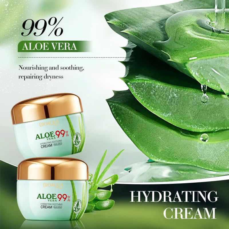 BIOAQUA Aloe Vera Skin Care Set 2 Piece Facial Cream And Eye Cream