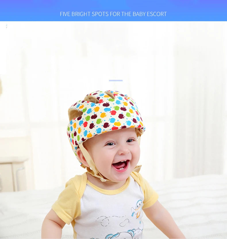 Adjustable Baby Anti Shock Helmet Cap For Newborn To 18 Months Head Protection