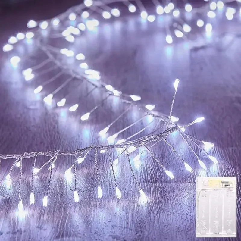 Christmas Decorations 2024 String Light Xmas Tree Hanging Ornament Diy Wreath