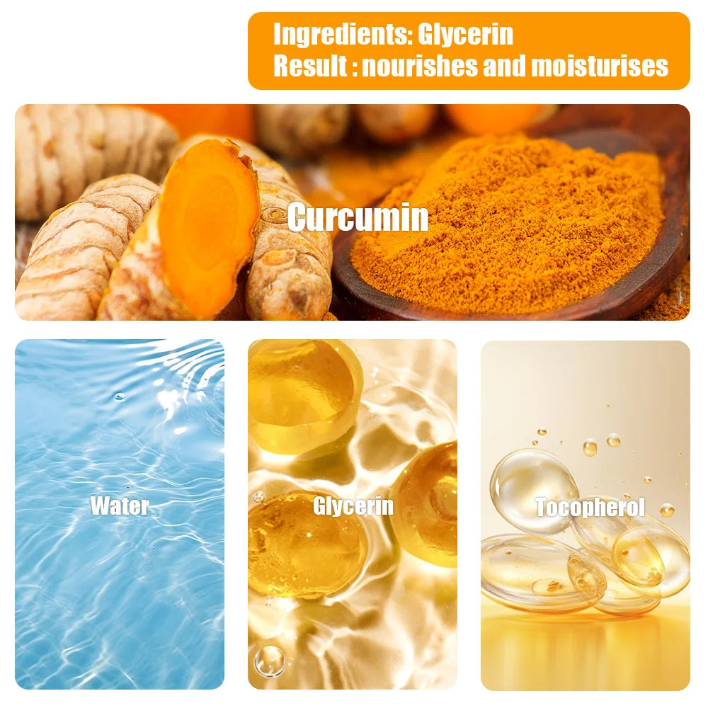 Turmeric Eye Cream Stick Anti Puffiness Dark Circles Brightening Moisturizing