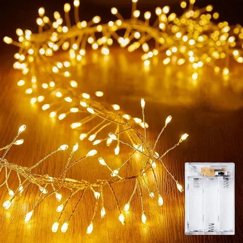 Christmas Decorations 2024 String Light Xmas Tree Hanging Ornament Diy Wreath