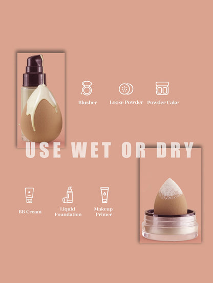 Foundation Blender Cosmetic Sponge 6cm Concealing Beauty Sponge Makeup Blender