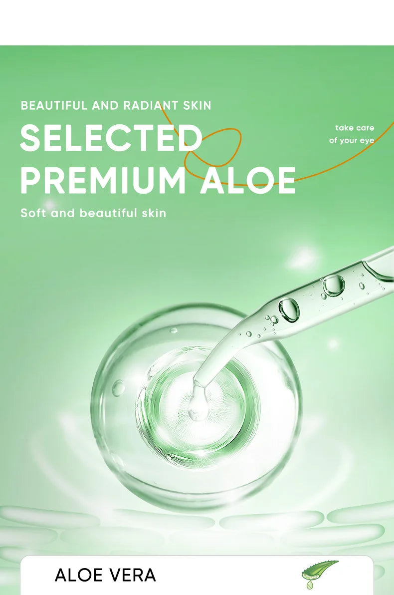 SADOER Aloe Vera Eye Cream For Dark Circles And Puffiness Moisturizing