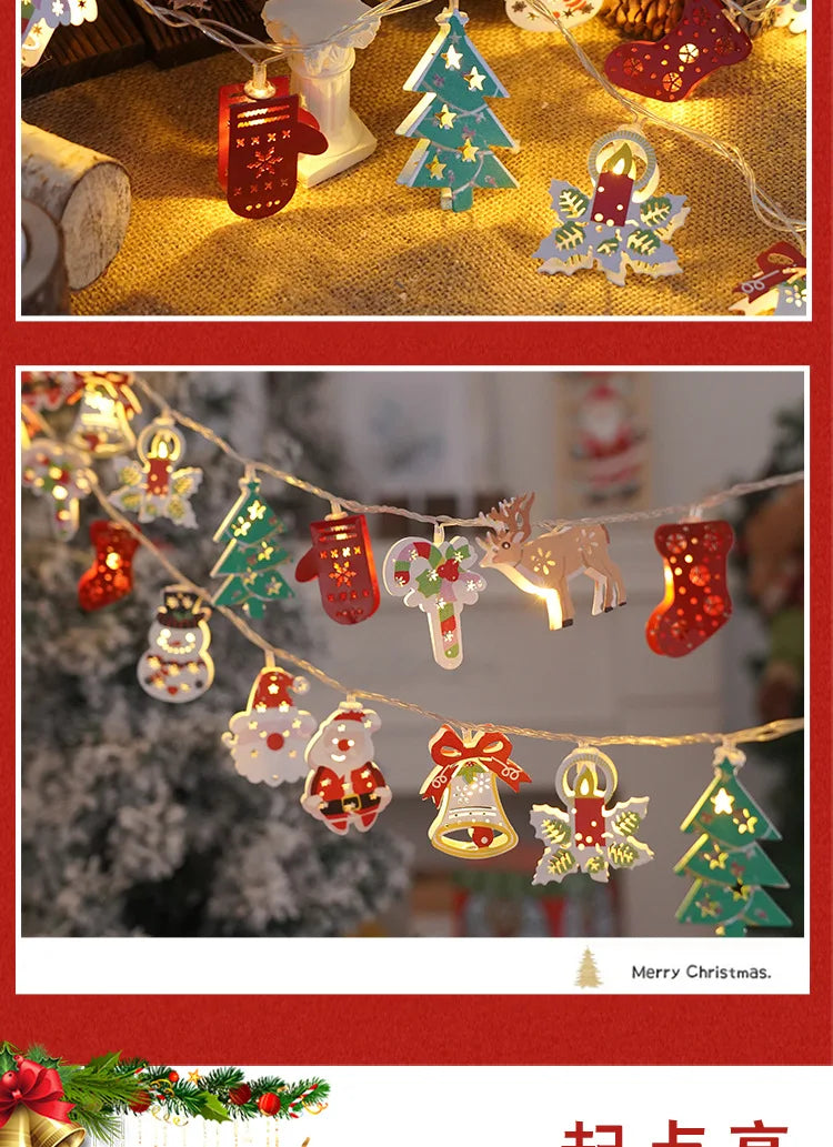 Christmas LED String Lights Fairy Light Garland For Home Decoration