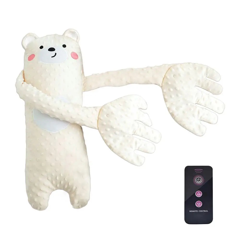 Remote Control Electric Bear Shaped Plush Baby Sleep Toy Sleep Aid Pillow