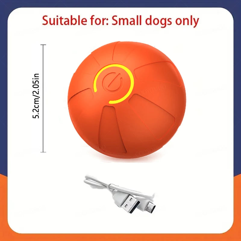 Smart Dog Toy Ball USB Rechargeable Chew Toy For Puppy To Large Dogs