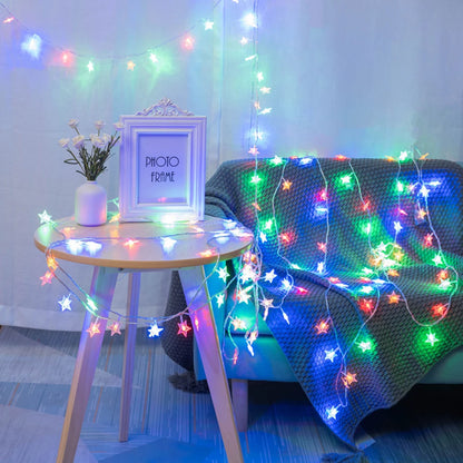 LED String Lights Outdoor Star Chain Lights Fairy Lights Christmas Decor
