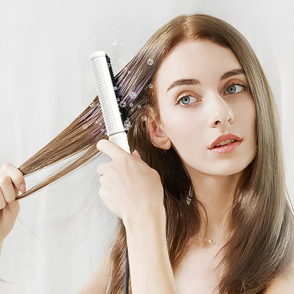 Hair Straightening Comb 240 to 420 F Negative Ion Ceramic Heating 360 Rotating
