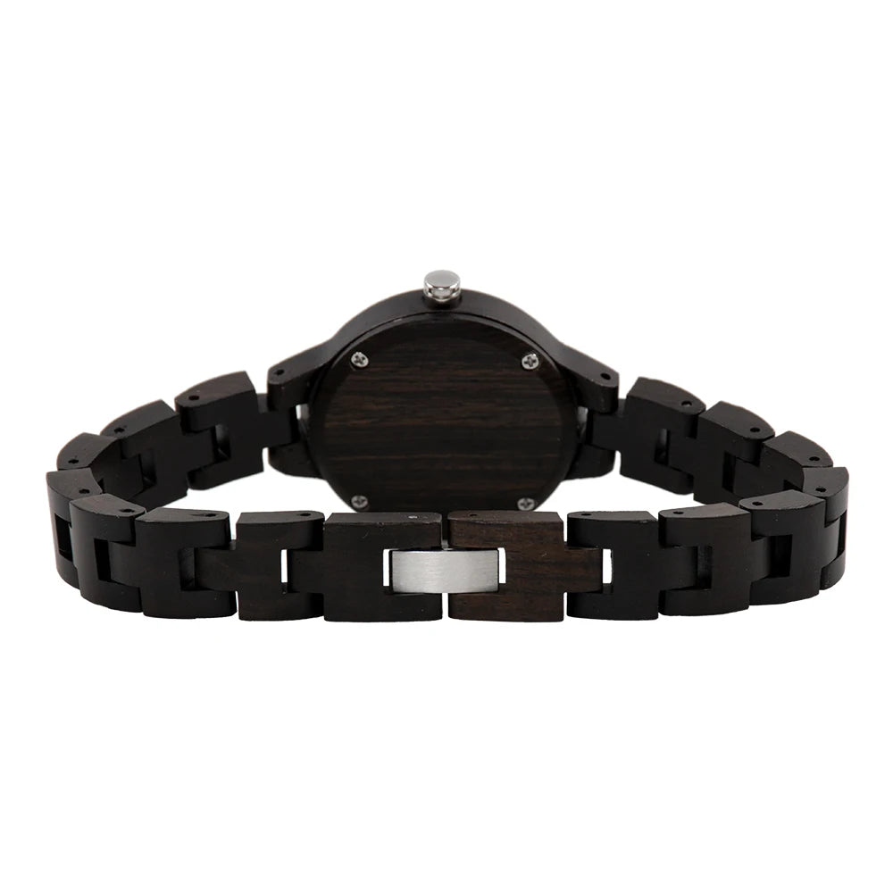 Natural Wood Watch For Women Wolkenstein 33mm Quartz