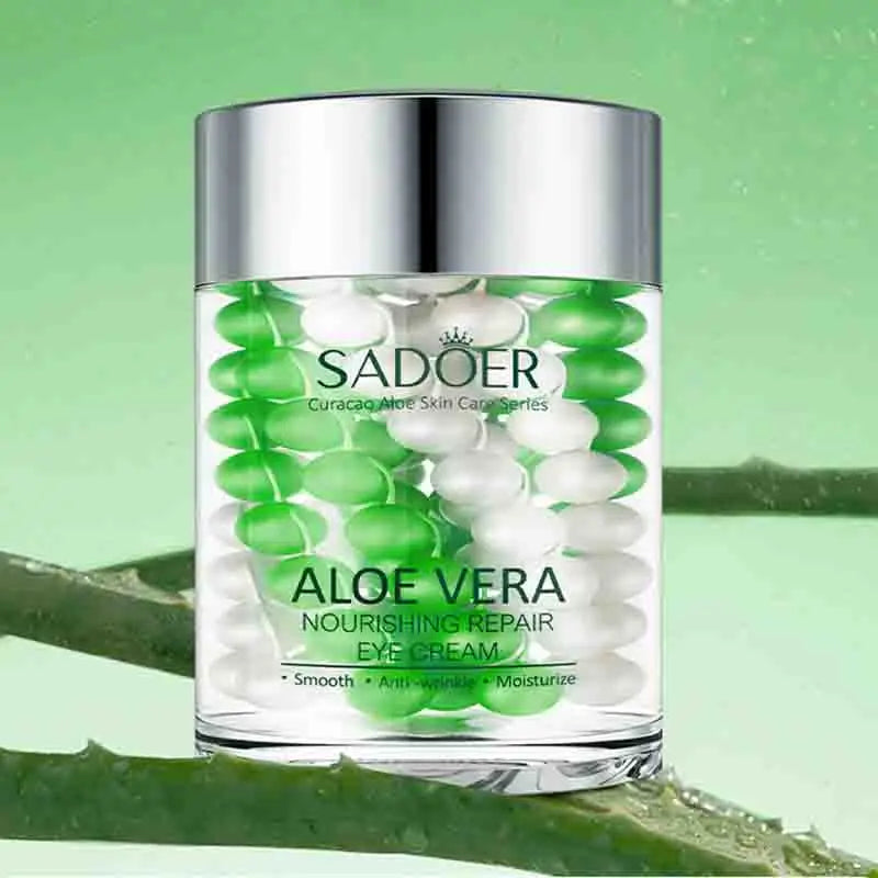 SADOER Aloe Vera Eye Cream For Dark Circles And Puffiness Moisturizing