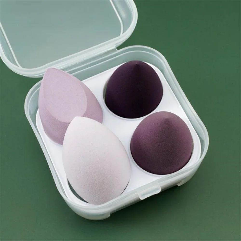 4 Or 8 Pieces Makeup Sponges Blender Beauty Egg Cosmetic Puff Foundation Sponges
