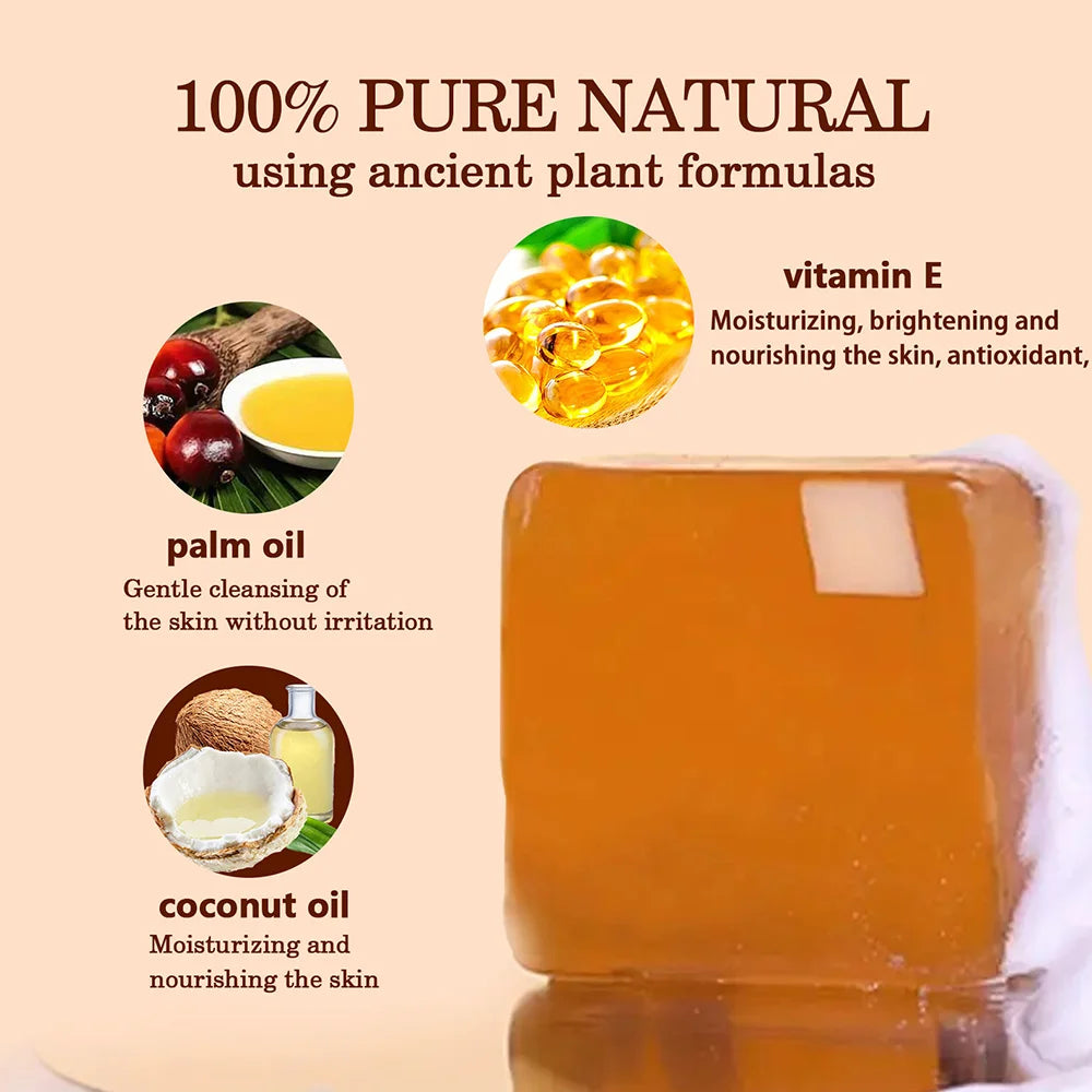 African Black Soap Acne Treatment Deep Cleansing Exfoliating Face Soap