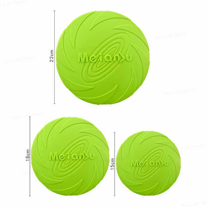 OUZEY Bite Resistant Flying Disc for Dogs Outdoor Interactive Training Toy