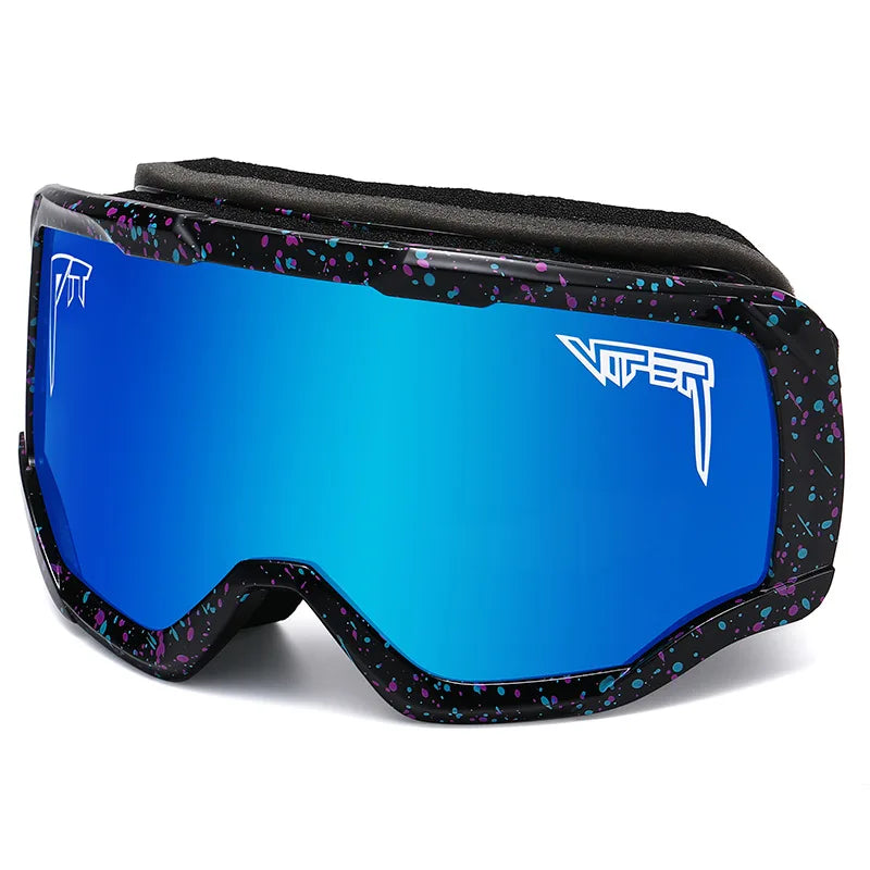 Double-Layer Anti-Fog Ski Goggles