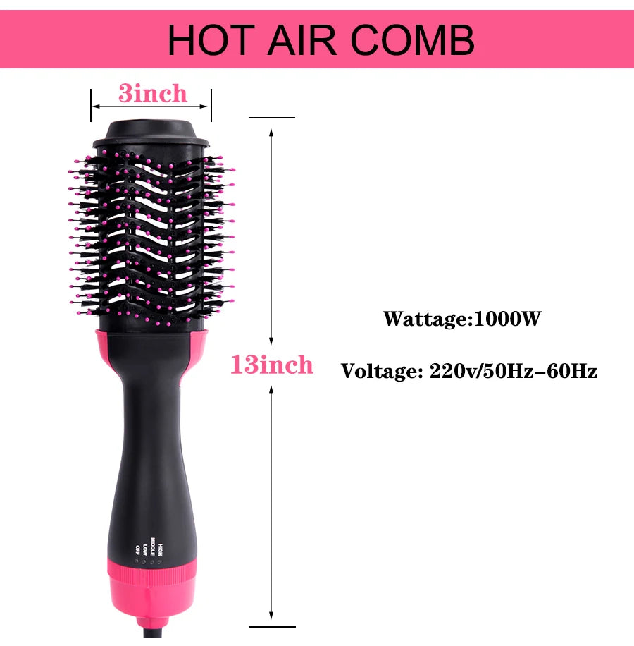 Multi Function Hair Dryer Brush 4 In 1 Styling Tools Styler Volumizer Hot Air Straightener Brush For All Hair