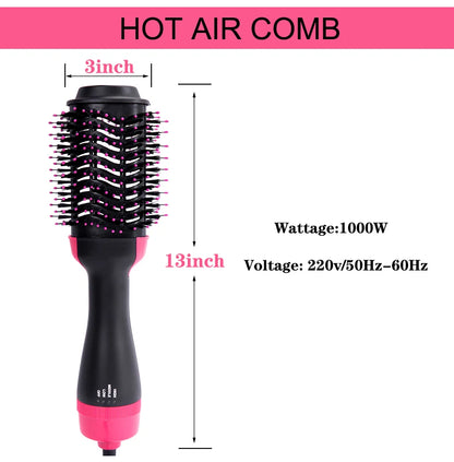 Multi Function Hair Dryer Brush 4 In 1 Styling Tools Styler Volumizer Hot Air Straightener Brush For All Hair