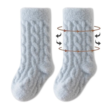 Warm Winter Baby Socks Ages 1 To 3 Years Unisex Acrylic Casual
