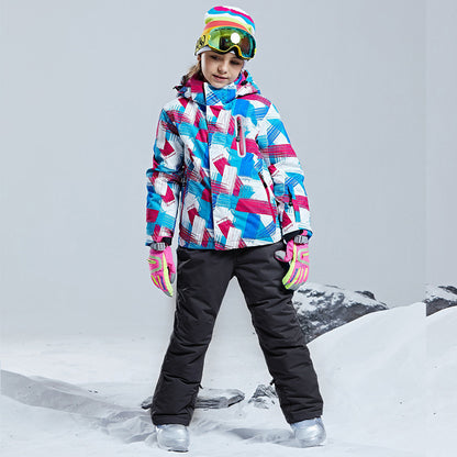 Kids Taslon Ski Shell Jacket For Snowboard And Skiing