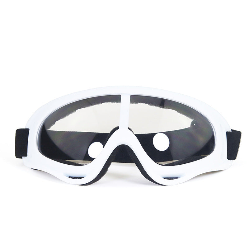 Unisex Windproof Sand Goggles For Tactical Skiing Polycarbonate Frame