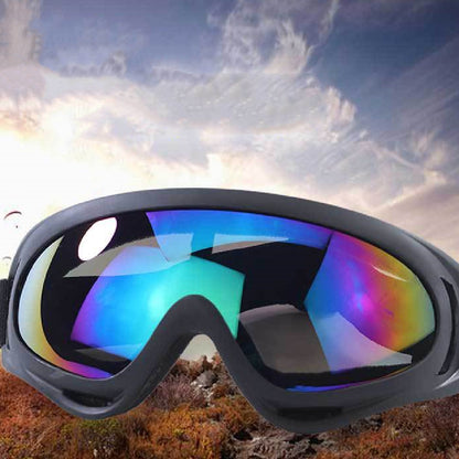 Unisex Windproof Sand Goggles For Tactical Skiing Polycarbonate Frame